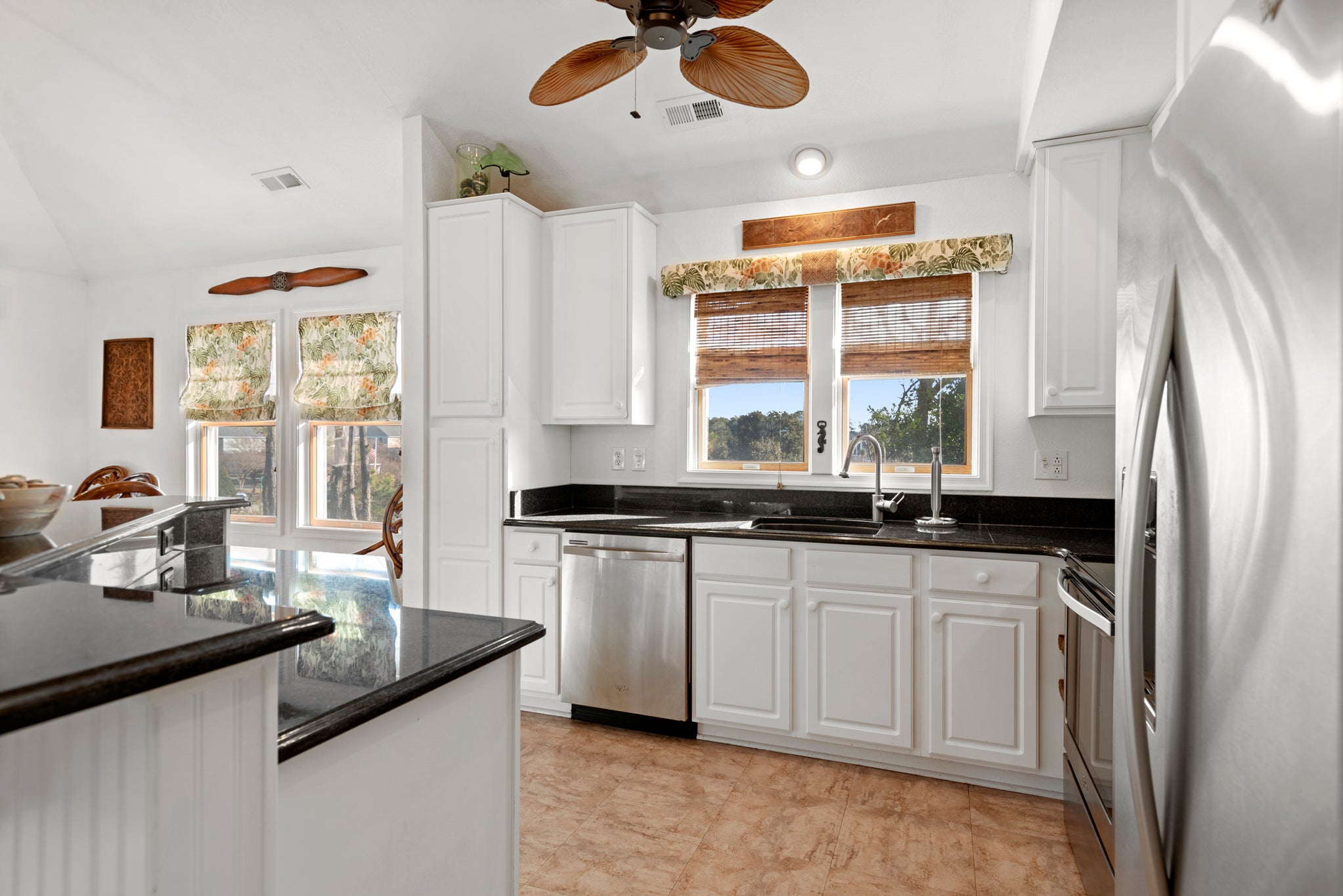 CL572: Endless Sunsets in Corolla Light l Top Level Kitchen Area