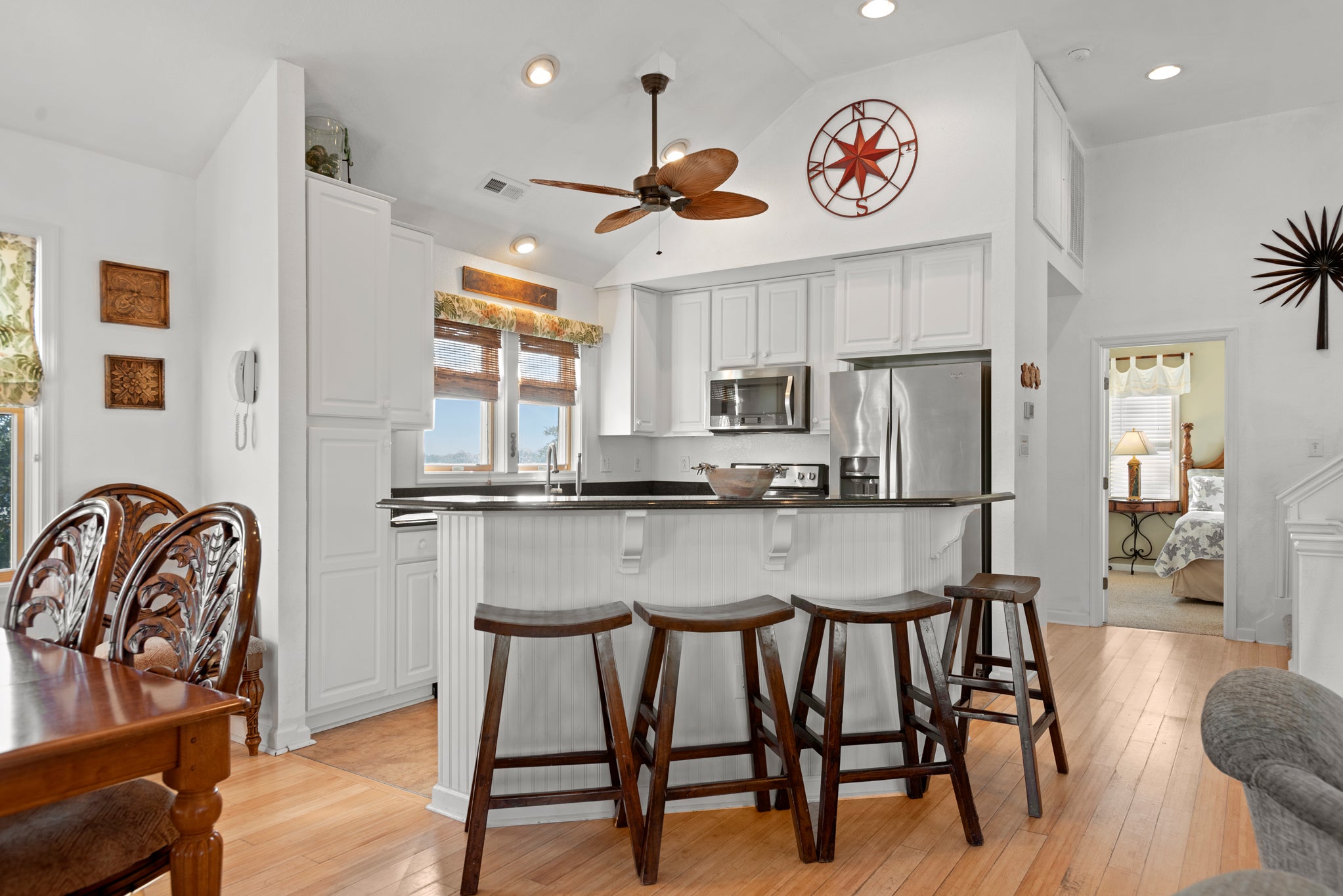 CL572: Endless Sunsets in Corolla Light l Top Level Kitchen Area