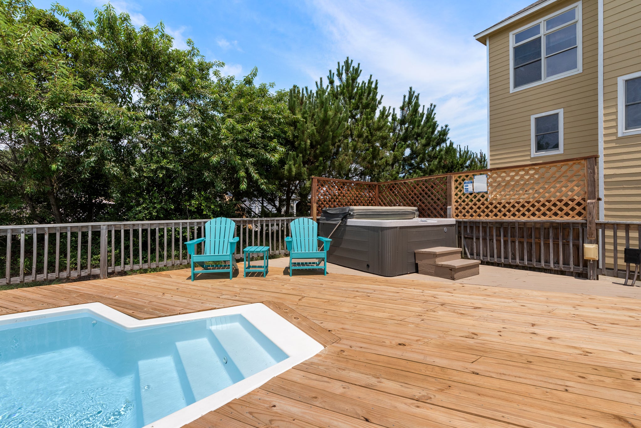 WH242: Starboard Home | Pool Area w/ Hot Tub