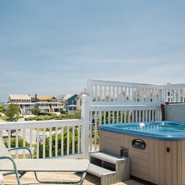 SS46: Seaside 46 | Top Level Deck with Hot Tub