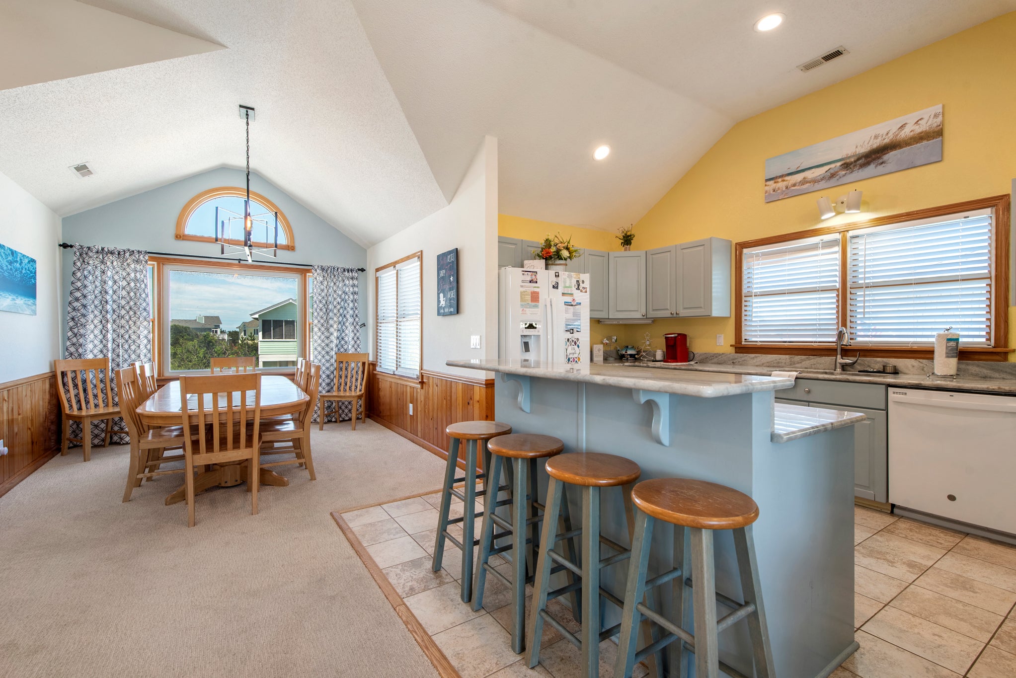 CP49: Bo's Bungalow | Top Level Kitchen and Dining Area