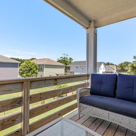KDN9719: Barefoot By the Bay | Top Level Covered Deck