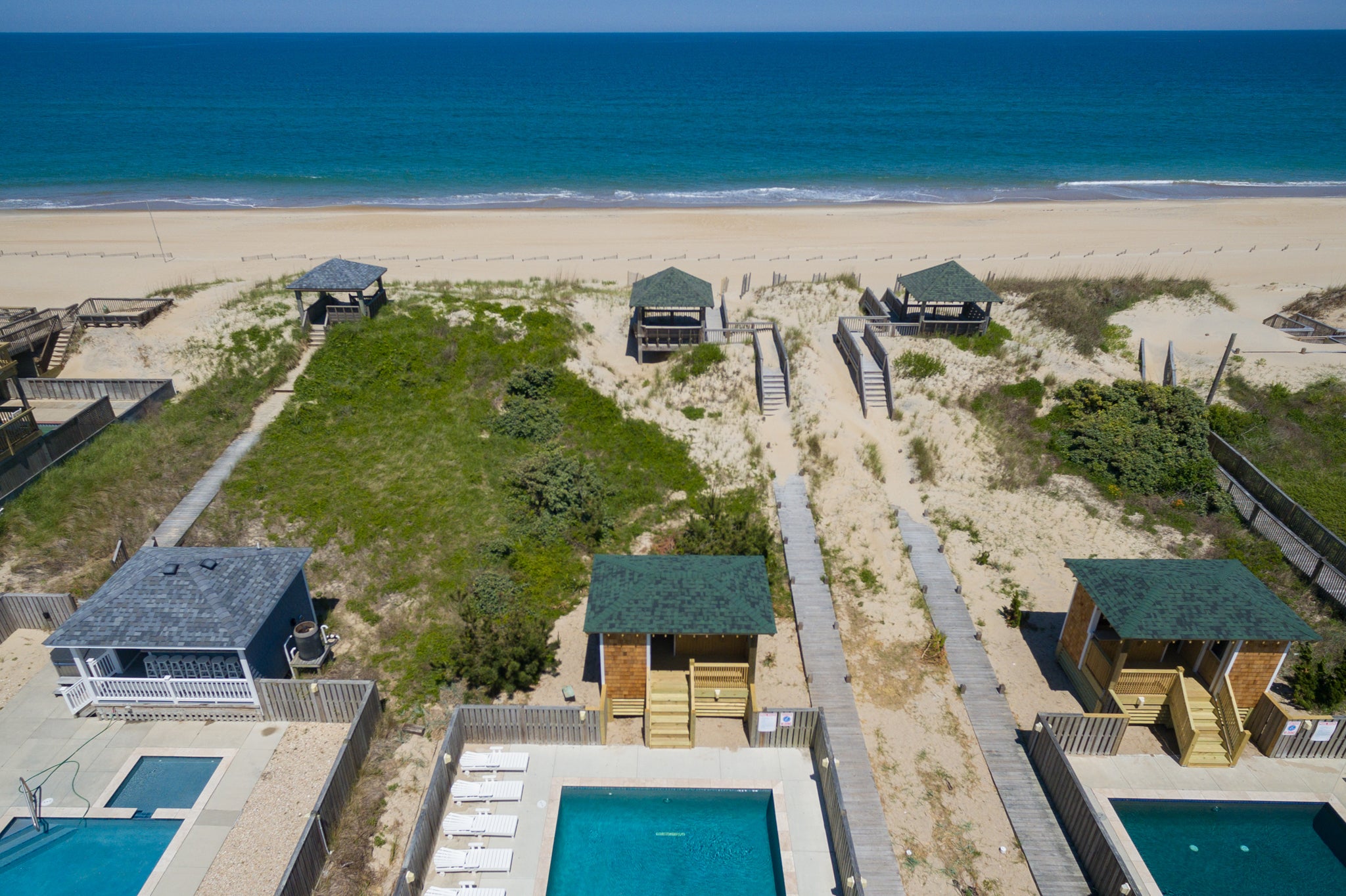 SN06 Cobia |  Aerial View of Pool Area & Beach