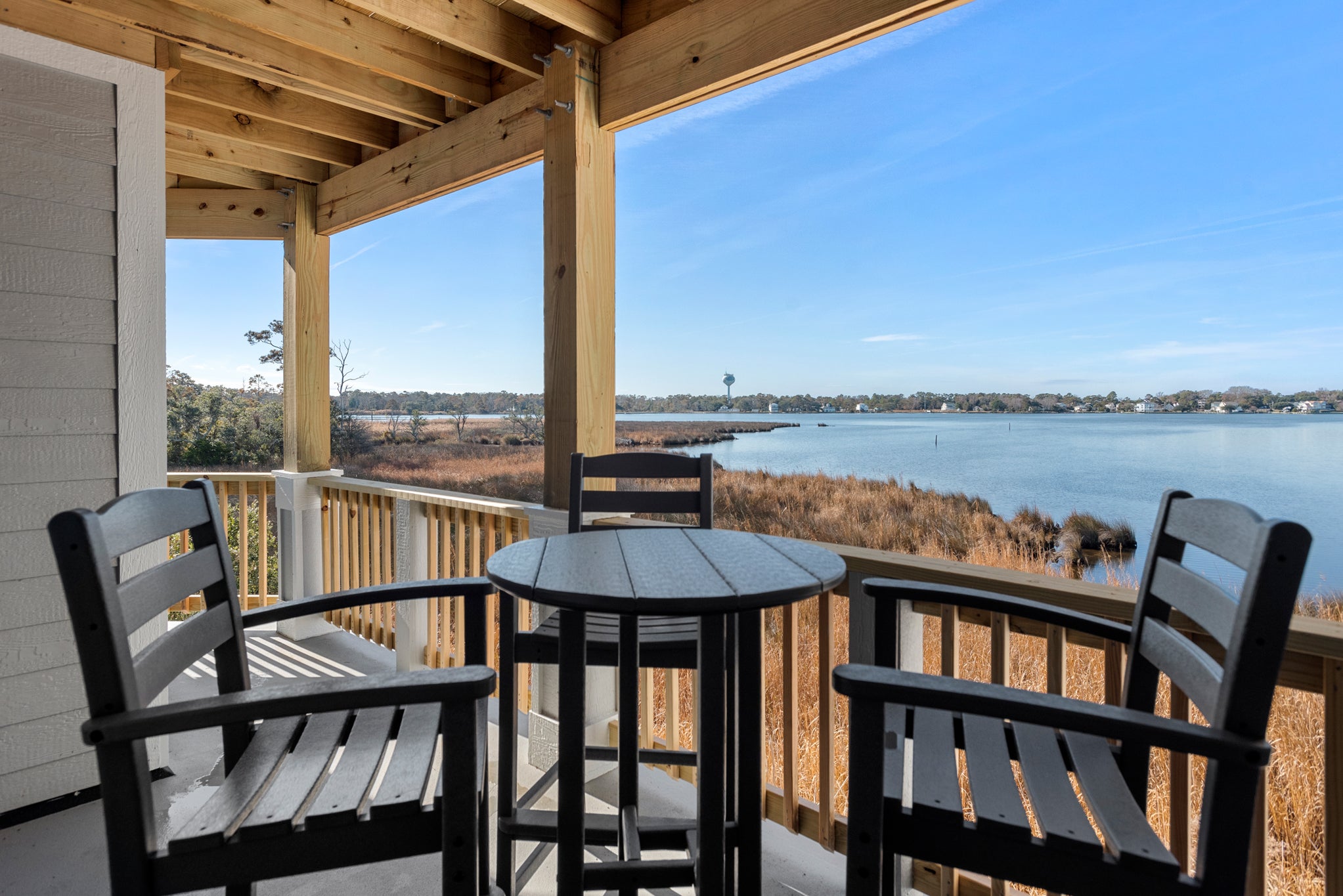 CLP301A: Sunset On The Sound | Mid Level Covered Deck