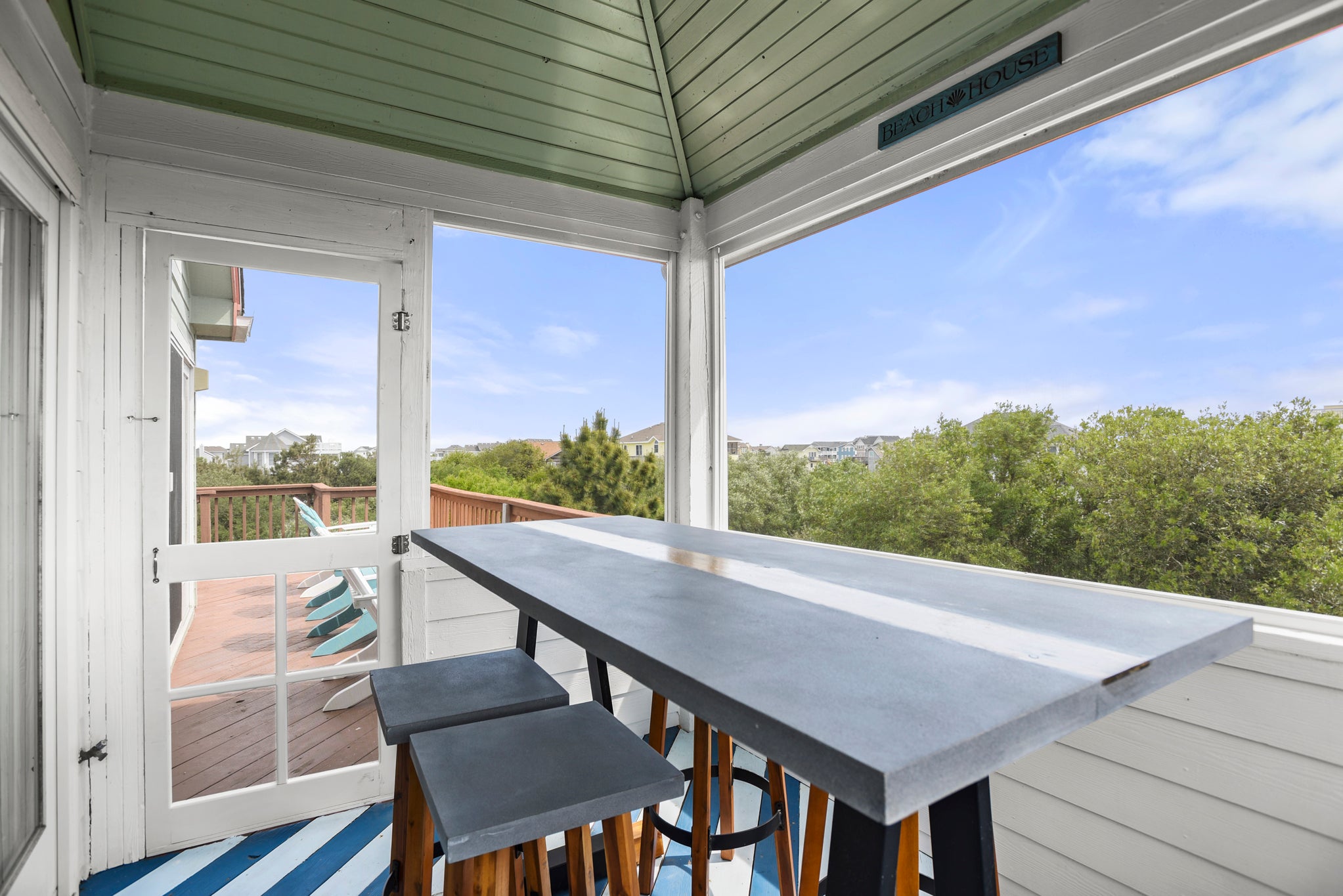 WH549: Pelican Shores | Top Level Screened Porch