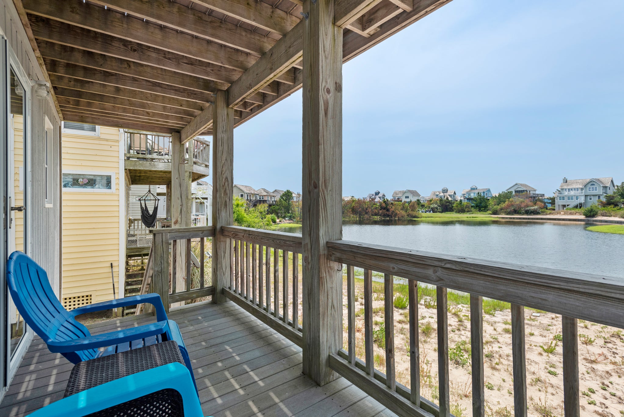 L34: Outer Banks Bliss | Bottom Level Covered Deck