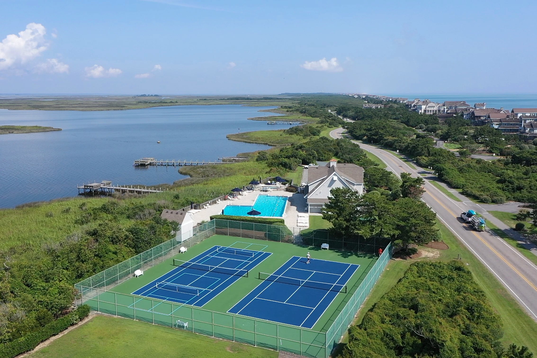 Sanderling Swimming and Racquet Club | Aerial View