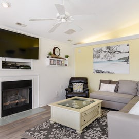 CL676: Let Me Count The Waves | Top Level Living Area | Fireplace Not Available For Guest Use