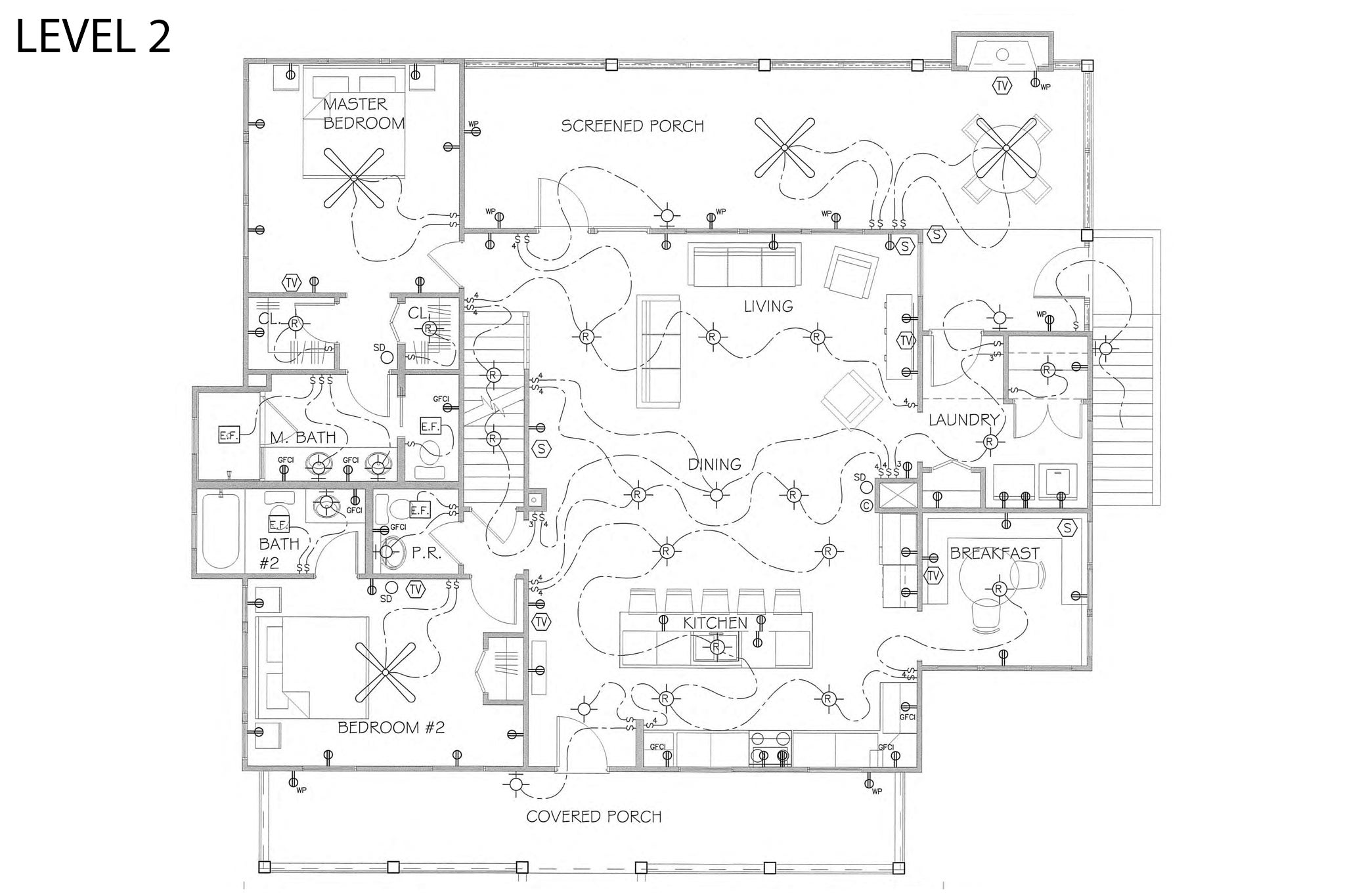 CL01: Creamsicle Cottage | Level 2 Floorplan