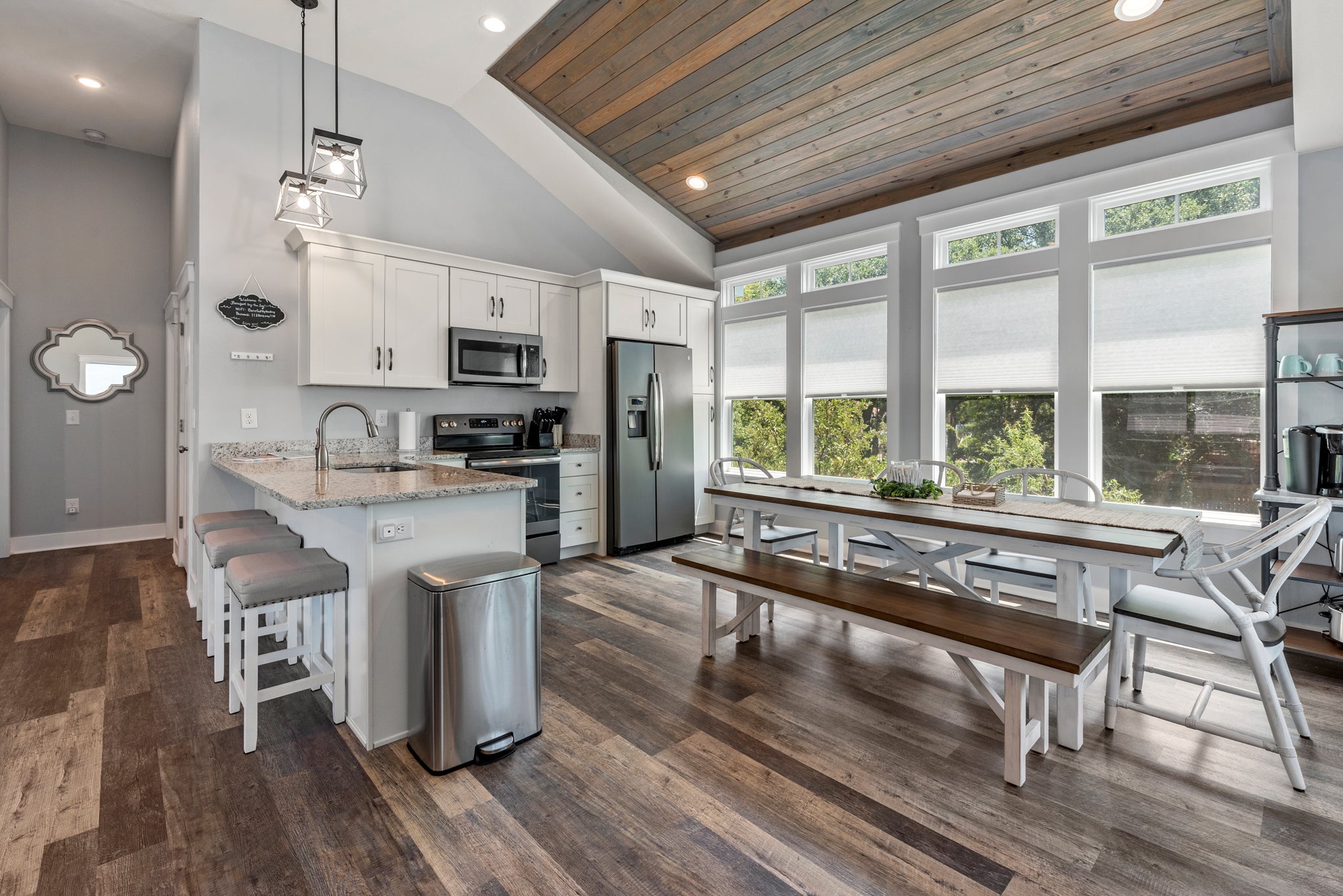 KDN9719: Barefoot By the Bay | Top Level Kitchen and Dining Area