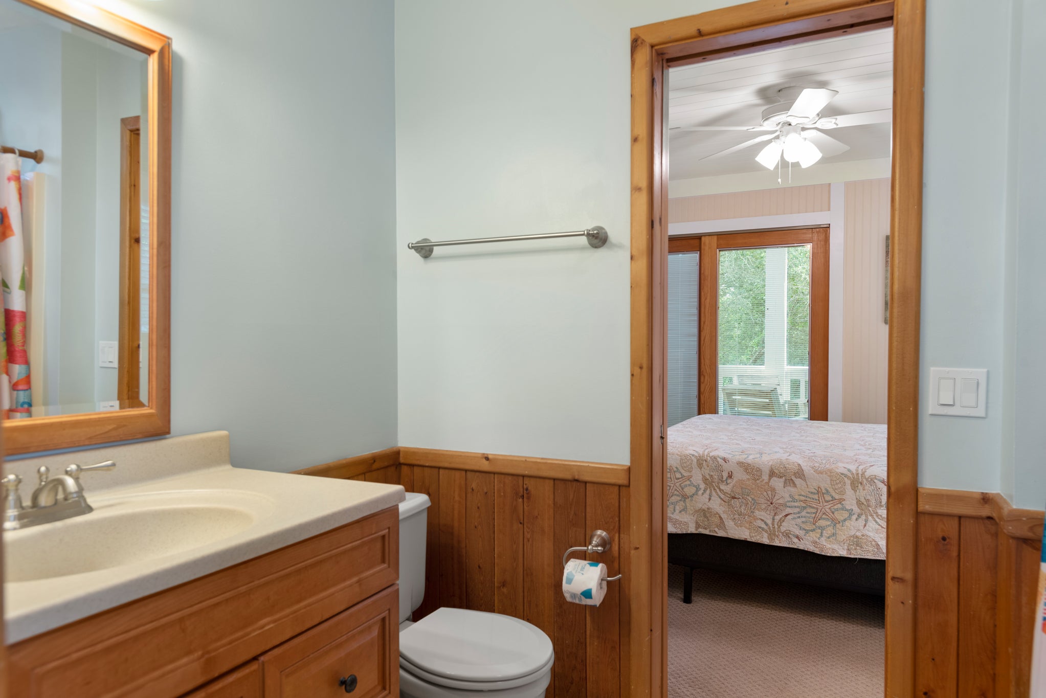OSH01: Ocean Blue |  Mid Level Bedroom 2 / Bedroom 3 Shared Bath