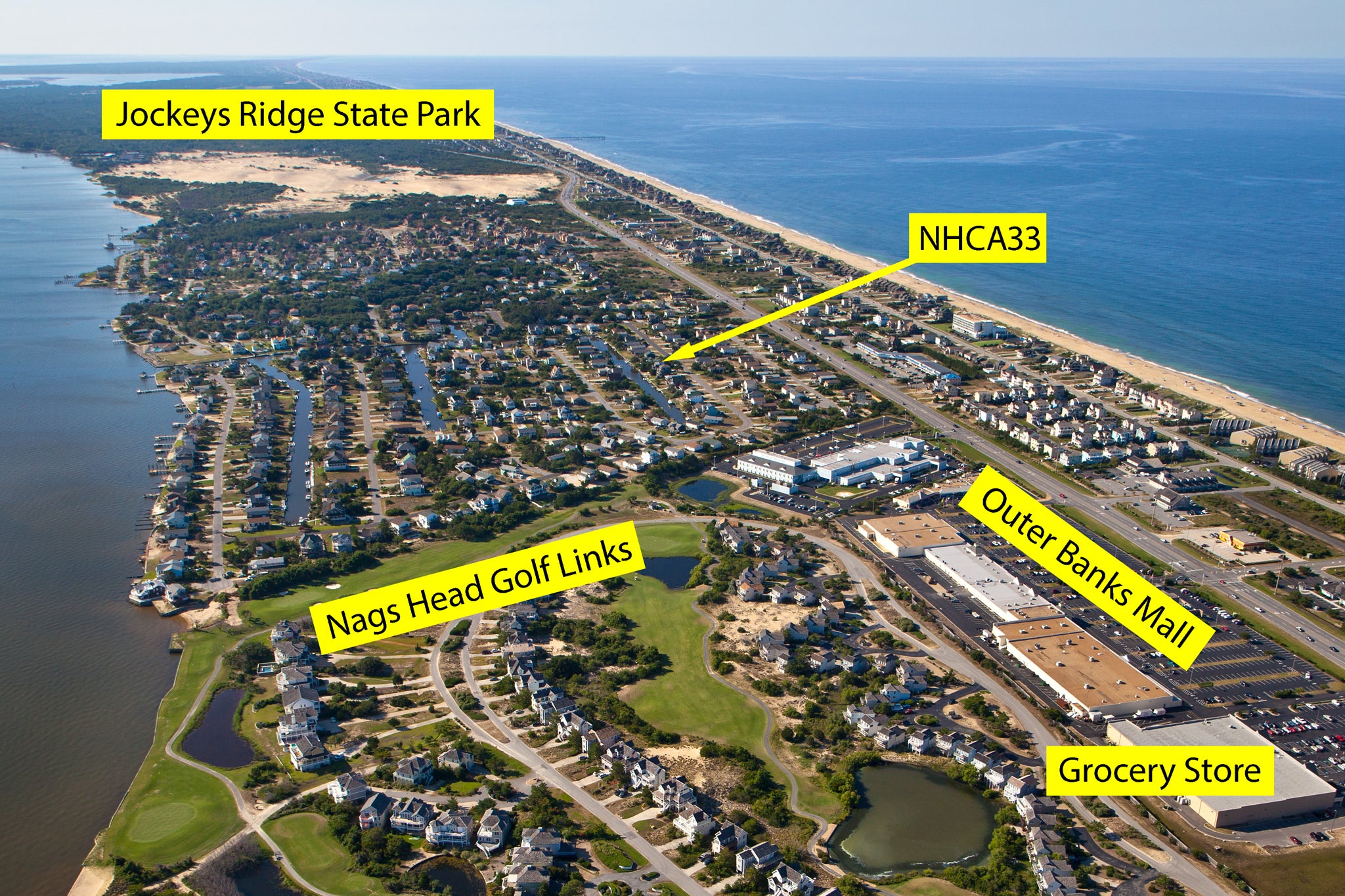 Old Nags Head Cove | Aerial View of Community