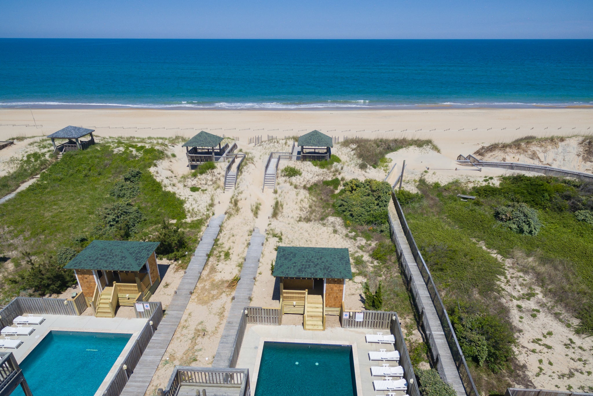 SN05: Pompano | Aerial View of Pool Area & Beach