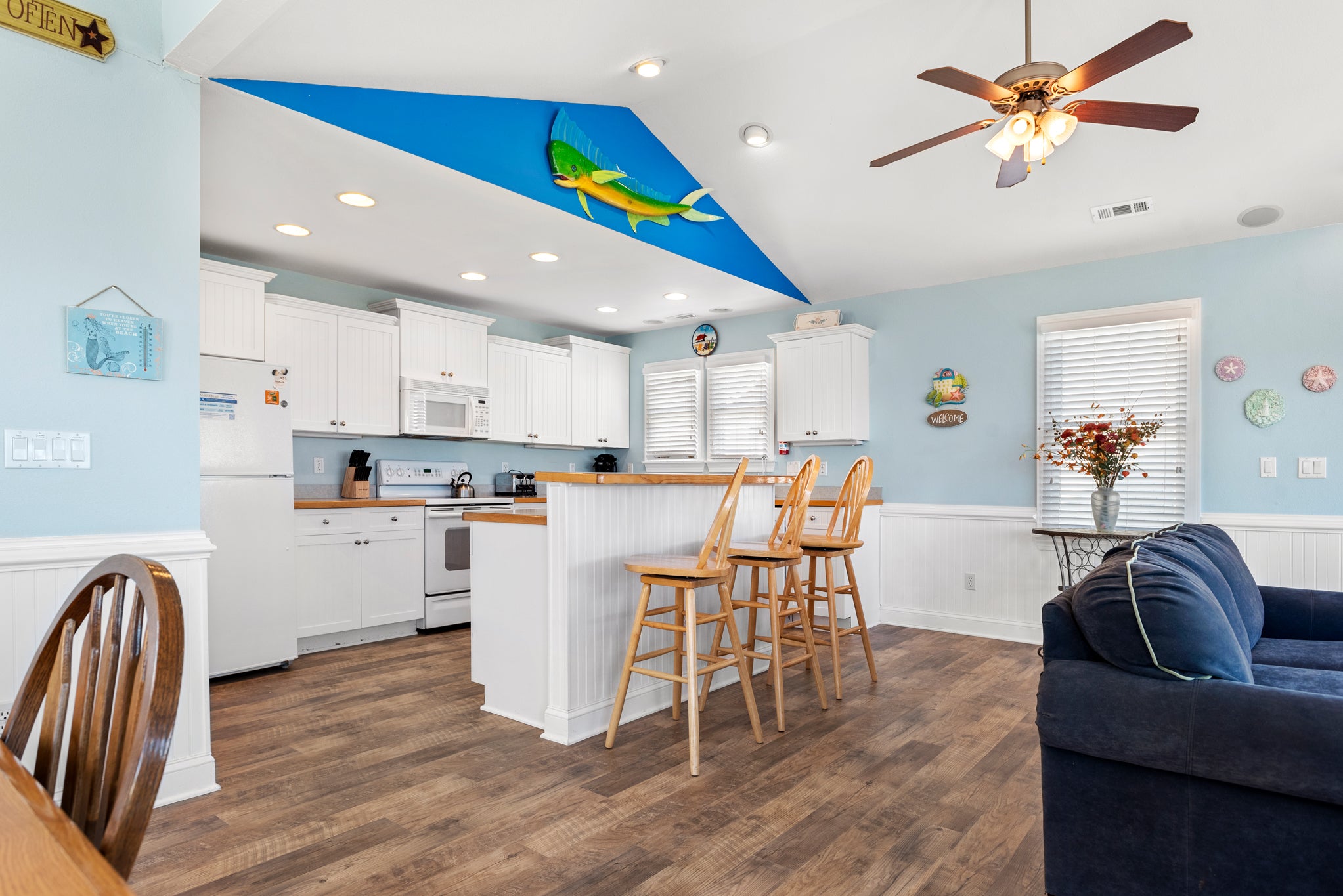 JR378: Sandy Bottoms | Top Level Living Area and Kitchen