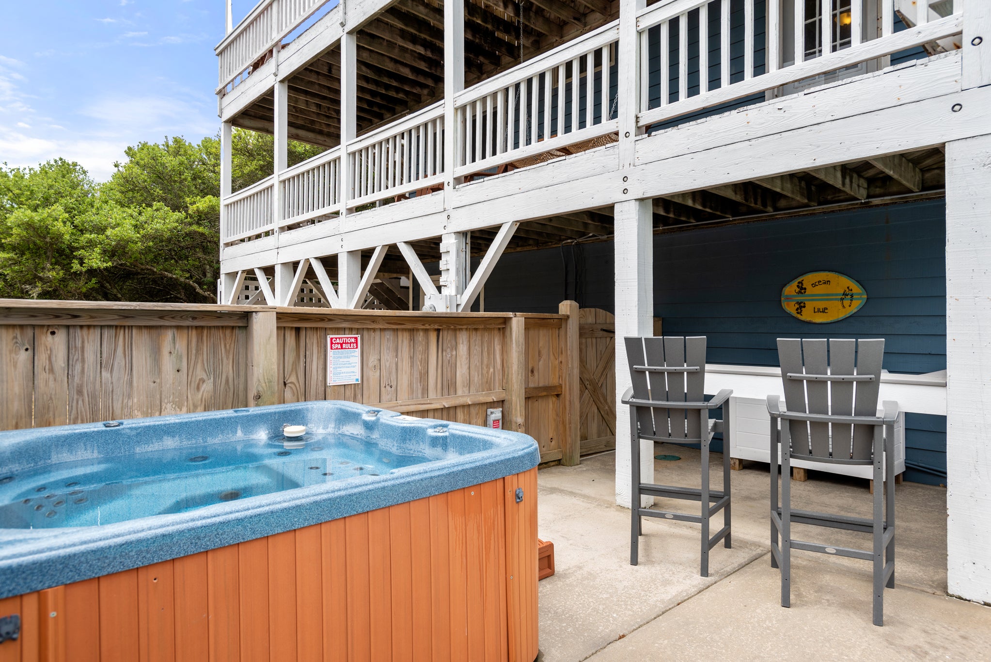 OSH01: Ocean Blue | Pool Area w Hot Tub & Tiki Bar