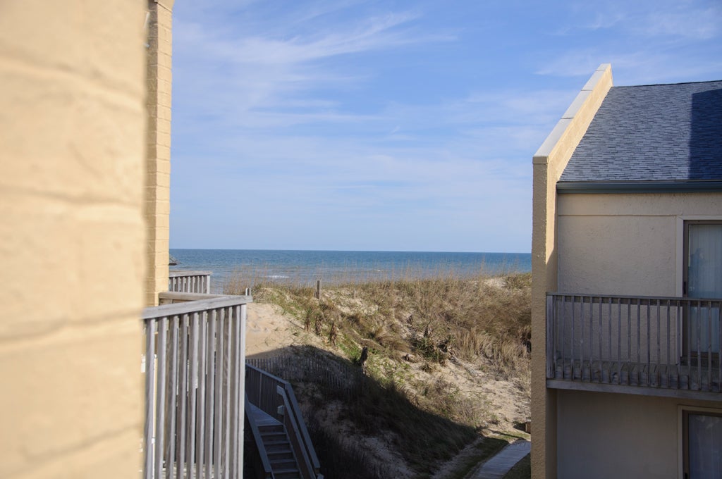 QC4: Trip's OBX | Top Level Bedroom 2 Balcony VIew