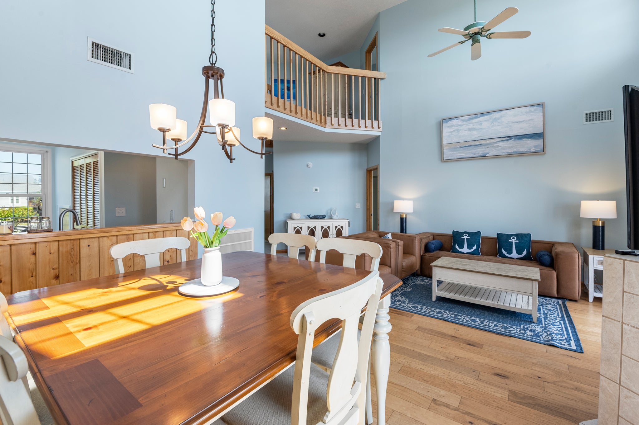 PC304: Happy Endings OBX | Mid Level Living and Dining Area