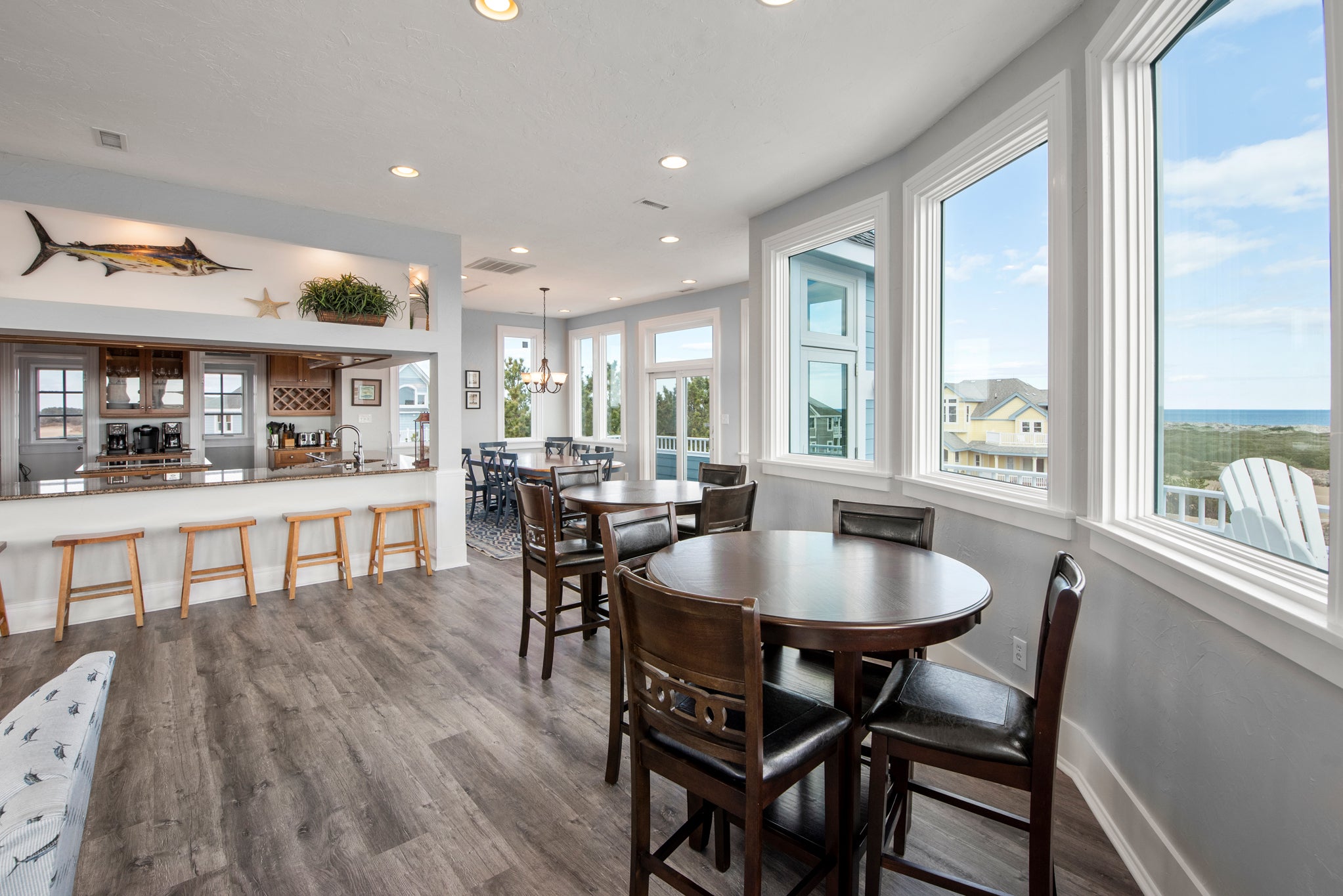 CC198: Sunshine & Water Views - Best in the Outer Banks! | Top Level Living Area